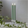 LED-antikljus Flamme Stripe Grön Star Trading – miniature 1