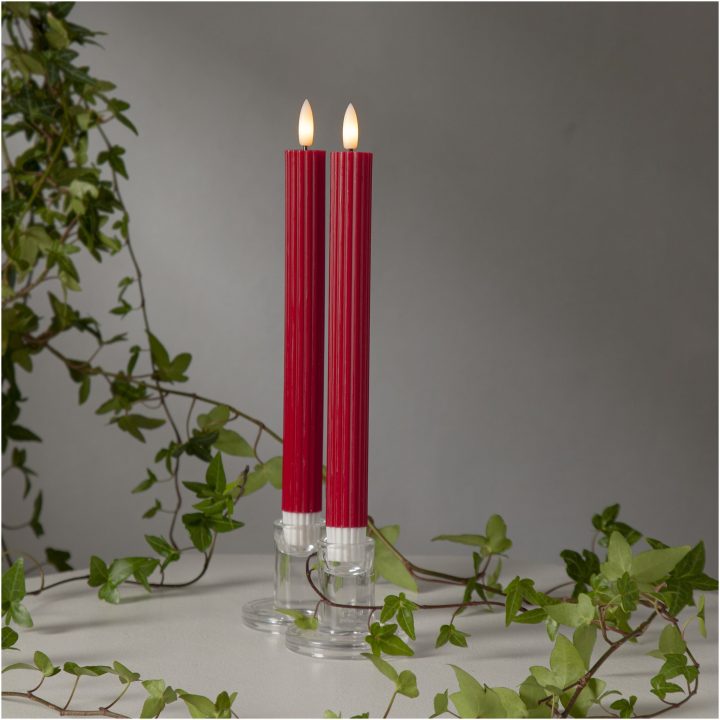 LED-antikljus Flamme Stripe Röd Star Trading – billede 2