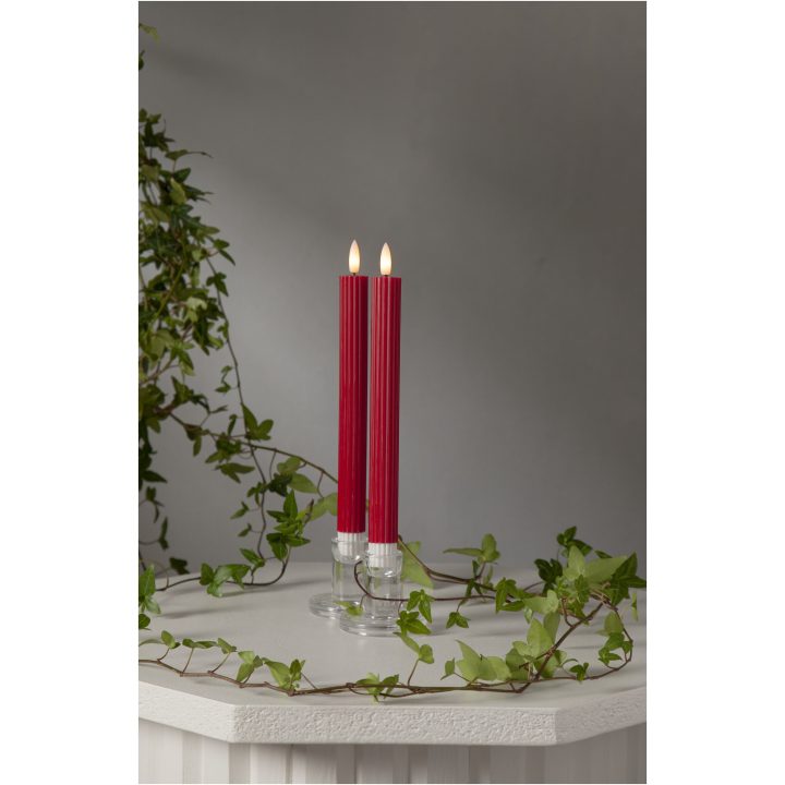 LED-antikljus Flamme Stripe Röd Star Trading – billede 4