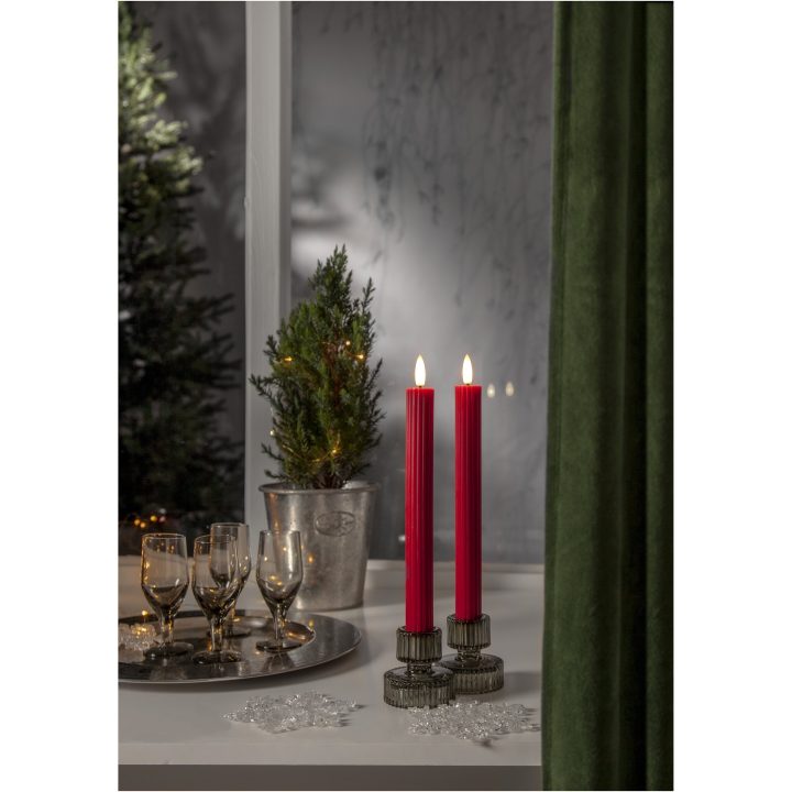 LED-antikljus Flamme Stripe Röd Star Trading – billede 5