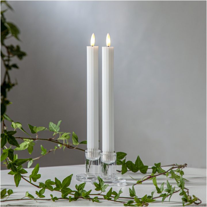 LED-antikljus Flamme Stripe Vit Star Trading – billede 2