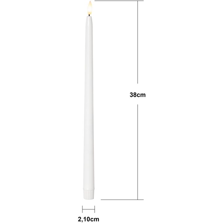 LED Antiklys 2-pak Flamme Slim STAR TRADING – billede 14