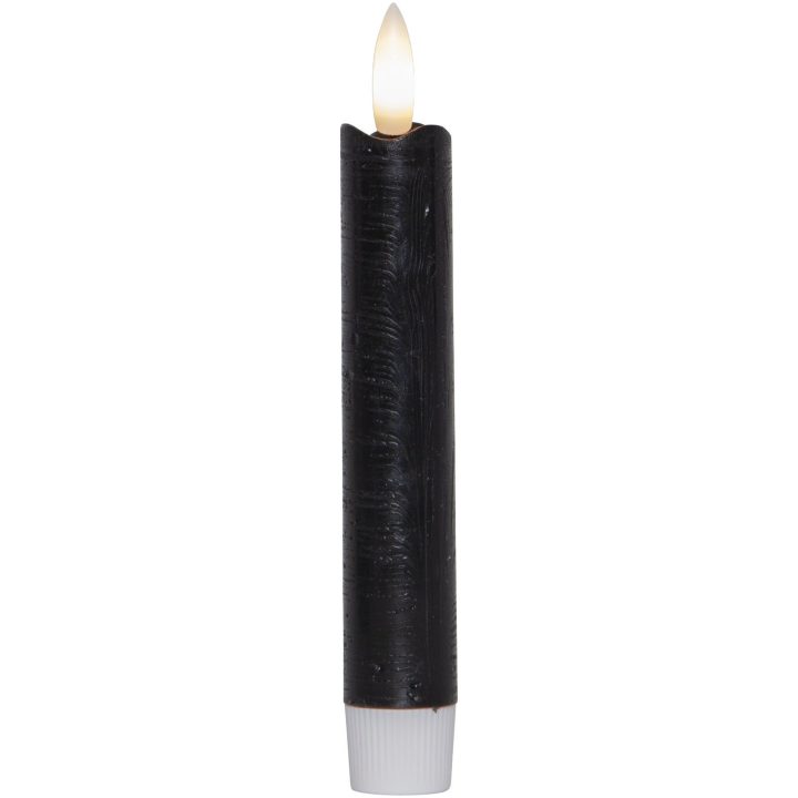 LED Antiklys 2-pak Flamme Sort Star Trading – billede 6