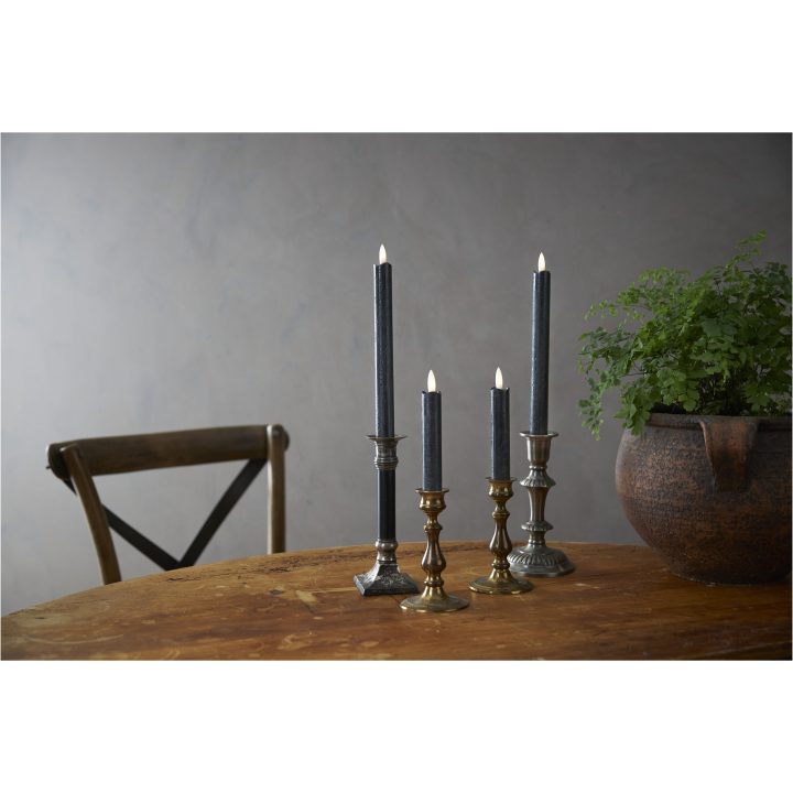LED Antiklys 2-pak Flamme Sort Star Trading – billede 2