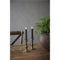 LED Antiklys 2-pak Flamme Sort Star Trading