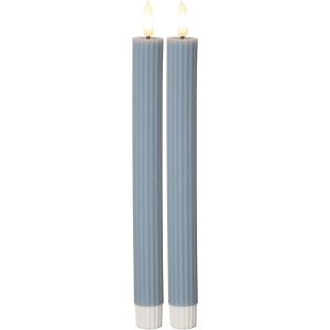 LED Antiklys 2-pak Flamme Stripe STAR TRADING