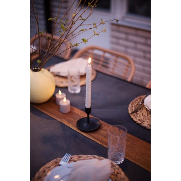 LED Antiklys 2-pak Flamme Swirl Beige Star Trading – billede 11