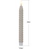 LED Antiklys 2-pak Flamme Swirl Beige Star Trading – miniature 5