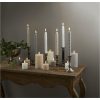LED Antiklys 2-pak Flamme Swirl Grå Star Trading – miniature 3