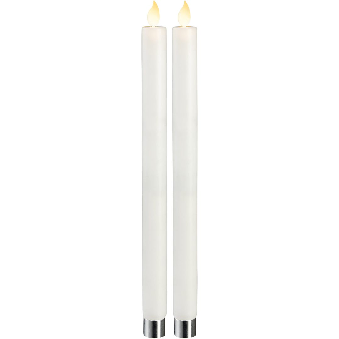 LED Antiklys 2-pak M-Twinkle Hvid Star Trading