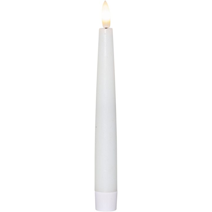 LED Antiklys 4-pak Flamme Hvid Star Trading – billede 2