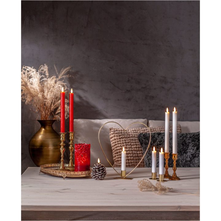 LED Antiklys Flamme Hvid Star Trading – billede 17