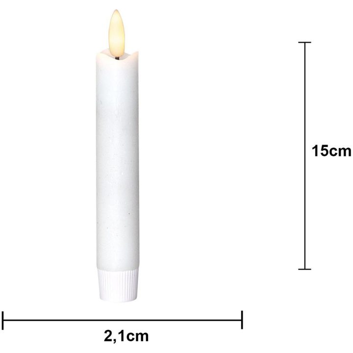 LED Antiklys Flamme Hvid Star Trading – billede 23