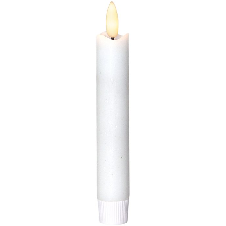 LED Antiklys Flamme Hvid Star Trading – billede 2
