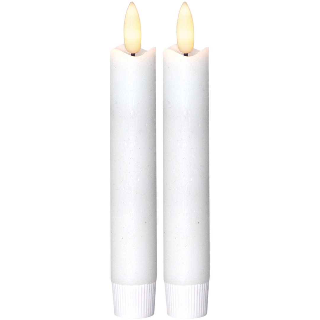 LED Antiklys Flamme Hvid Star Trading