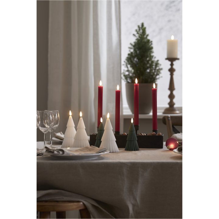LED-blockljus Flamme Grany Grön Star Trading – billede 10