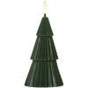 LED-blockljus Flamme Grany Grön Star Trading – miniature 1