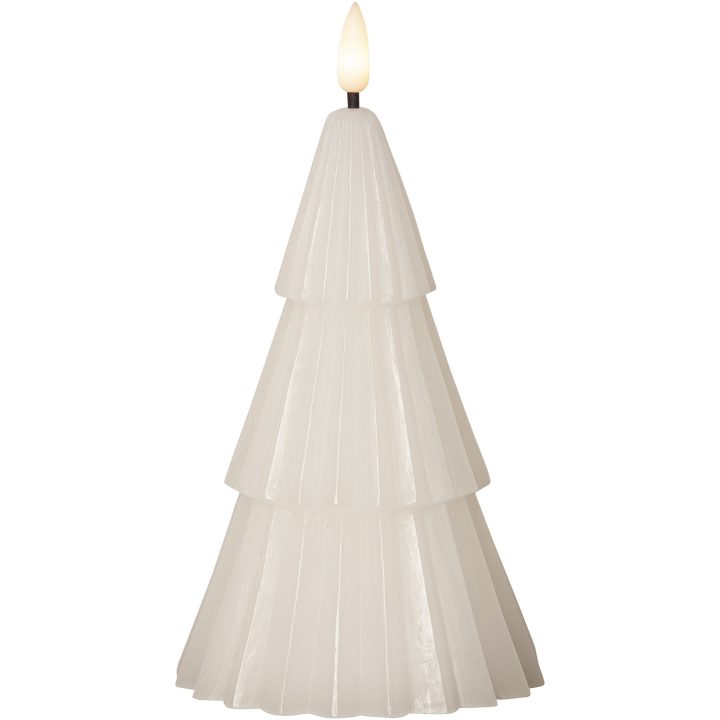 LED-blockljus Flamme Grany Vit Star Trading – billede 10