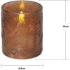 LED-blockljus Flamme Leaf Brun Star Trading – miniature 12