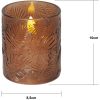 LED-blockljus Flamme Leaf Brun Star Trading – miniature 3