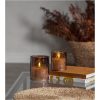 LED-blockljus Flamme Leaf Brun Star Trading – miniature 4