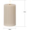 LED-blockljus Flamme Stripe Beige Star Trading – miniature 14