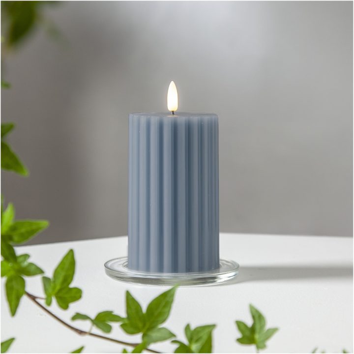 LED-blockljus Flamme Stripe Blå Star Trading – billede 2