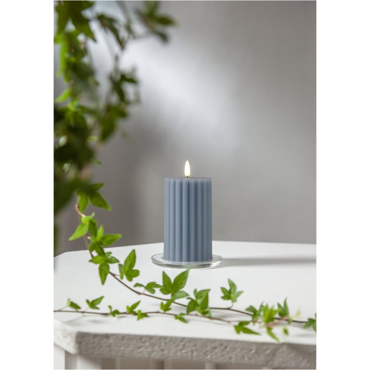 LED-blockljus Flamme Stripe Blå Star Trading – billede 3