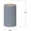 LED-blockljus Flamme Stripe Blå Star Trading – miniature 4