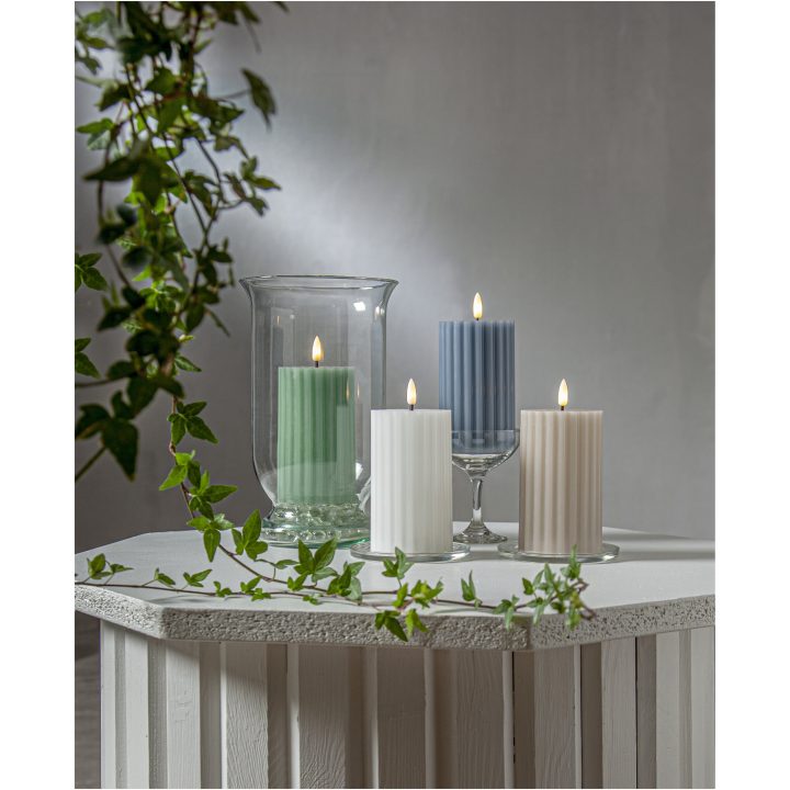 LED-blockljus Flamme Stripe Blå Star Trading – billede 5