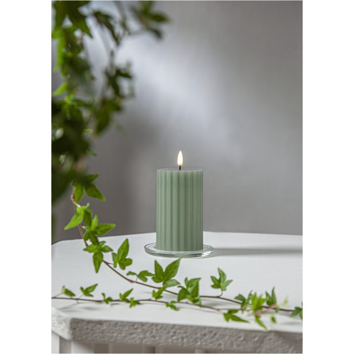 LED-blockljus Flamme Stripe Grön Star Trading – billede 2