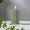 LED-blockljus Flamme Stripe Grön Star Trading – miniature 1