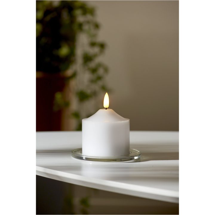 LED Blockljus Flamme Vit Star Trading – billede 9