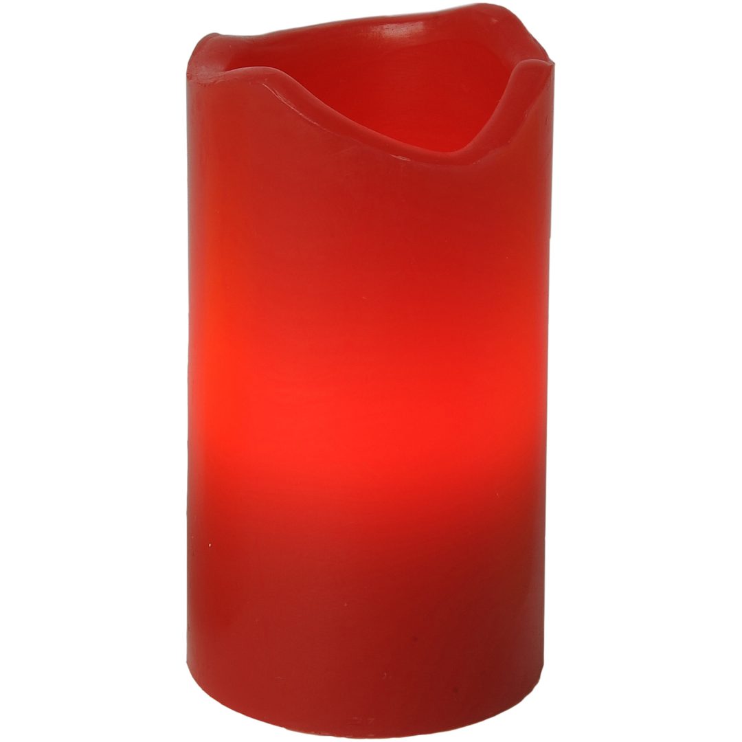 LED Bloklys 4-pak Advent Rød Star Trading – billede 7