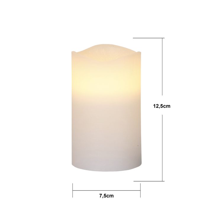 LED Bloklys 4-pak May Hvid Star Trading – billede 3