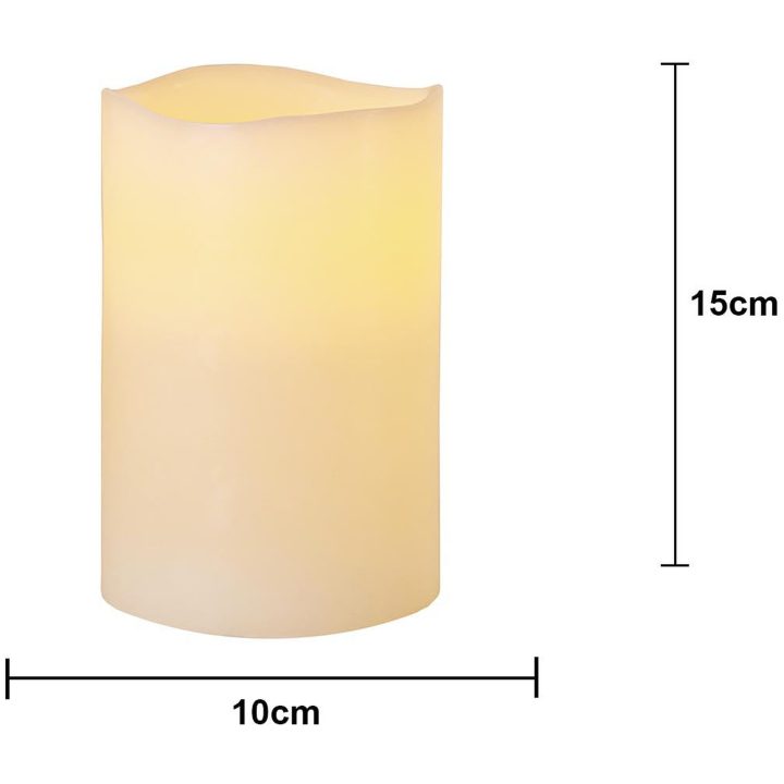 LED Bloklys Big Elfenben Star Trading – billede 4