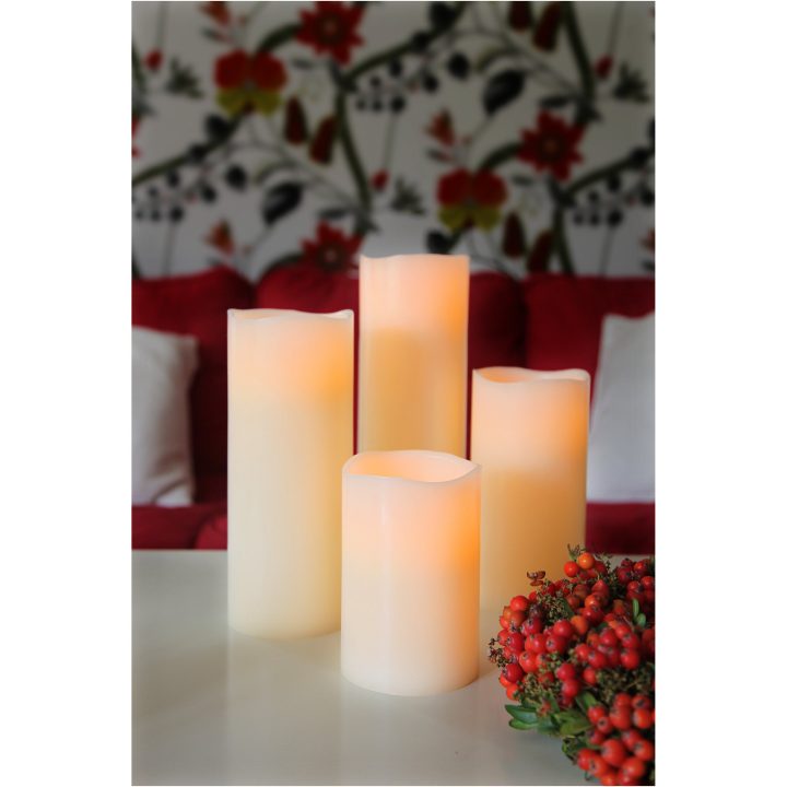 LED Bloklys Big Elfenben Star Trading – billede 3