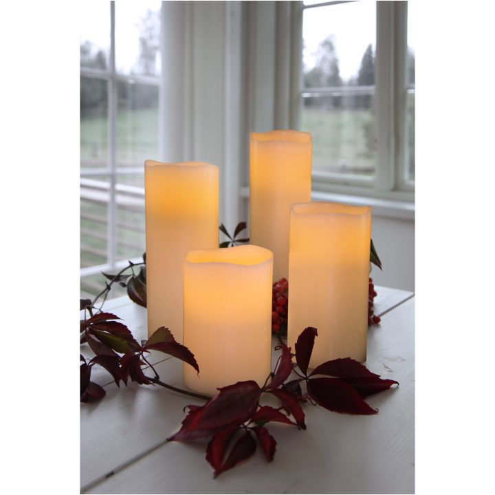 LED Bloklys Big Elfenben Star Trading – billede 2
