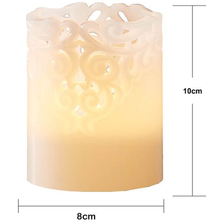 LED Bloklys Clary Hvid Star Trading – billede 3