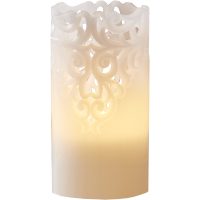 LED Bloklys Clary Hvid Star Trading