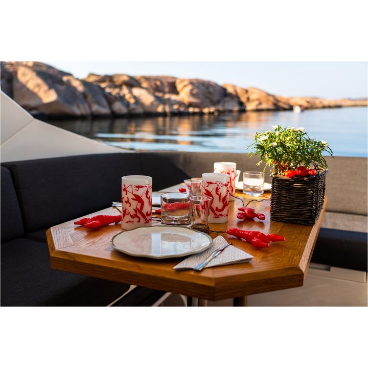 LED Bloklys Crayfish Party Hvid Star Trading – billede 4