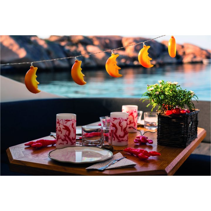 LED Bloklys Crayfish Party Hvid Star Trading – billede 3