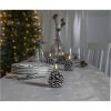 LED Bloklys Flamme Cone Brun Star Trading – miniature 9