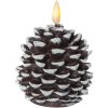 LED Bloklys Flamme Cone Brun Star Trading – miniature 15
