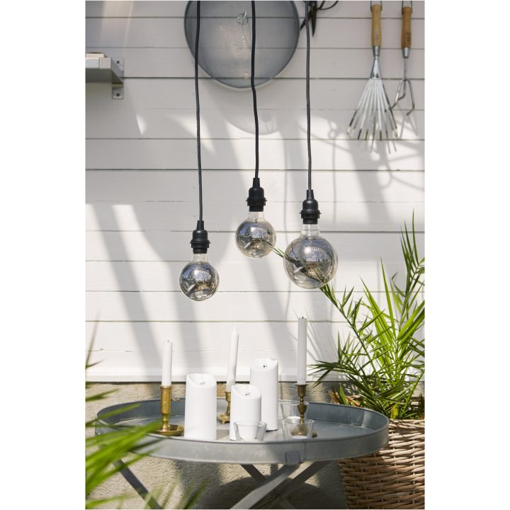 LED Bloklys Flamme Hvid Star Trading – billede 46