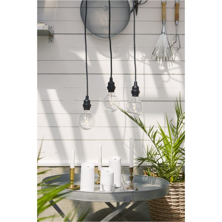 LED Bloklys Flamme Hvid Star Trading – billede 45