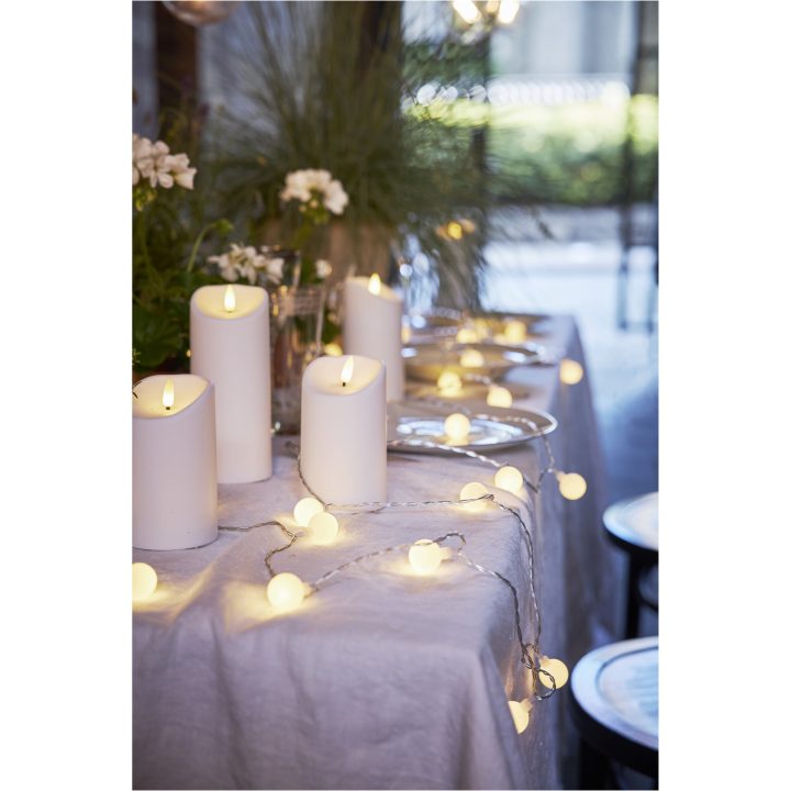 LED Bloklys Flamme Hvid Star Trading – billede 35