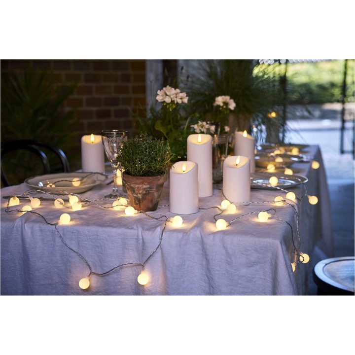LED Bloklys Flamme Hvid Star Trading – billede 34