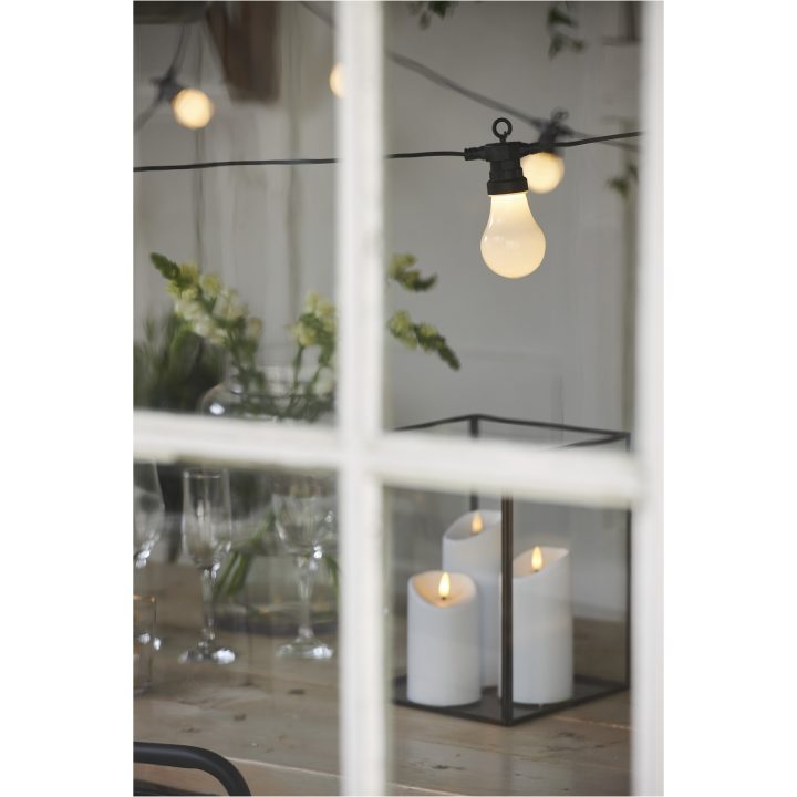 LED Bloklys Flamme Hvid Star Trading – billede 31