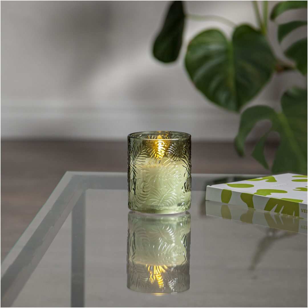 LED Bloklys Flamme Leaf STAR TRADING – billede 3